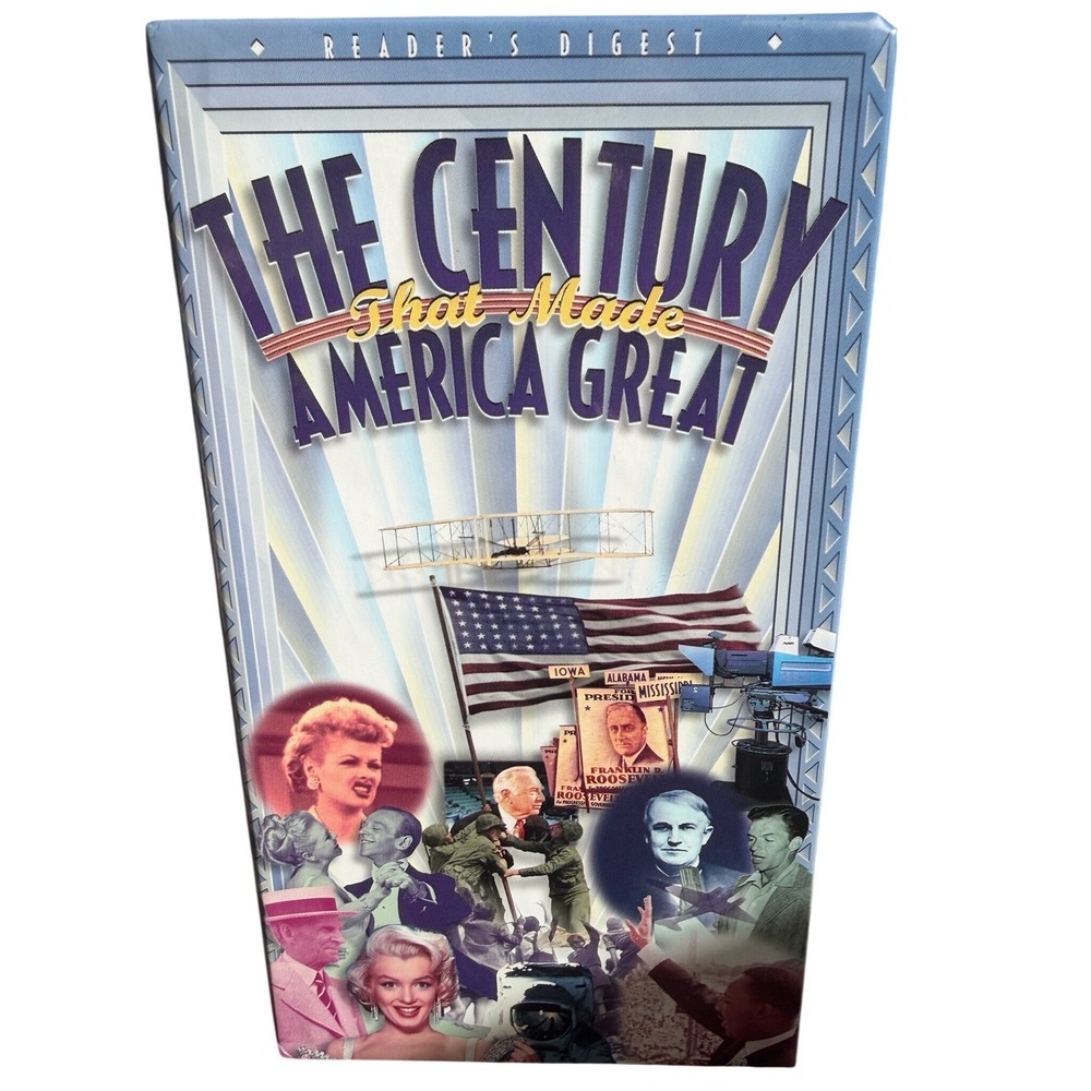 Reader's Digest The Century That Made America Great 3 VHS Box Set 1996 CBS Video